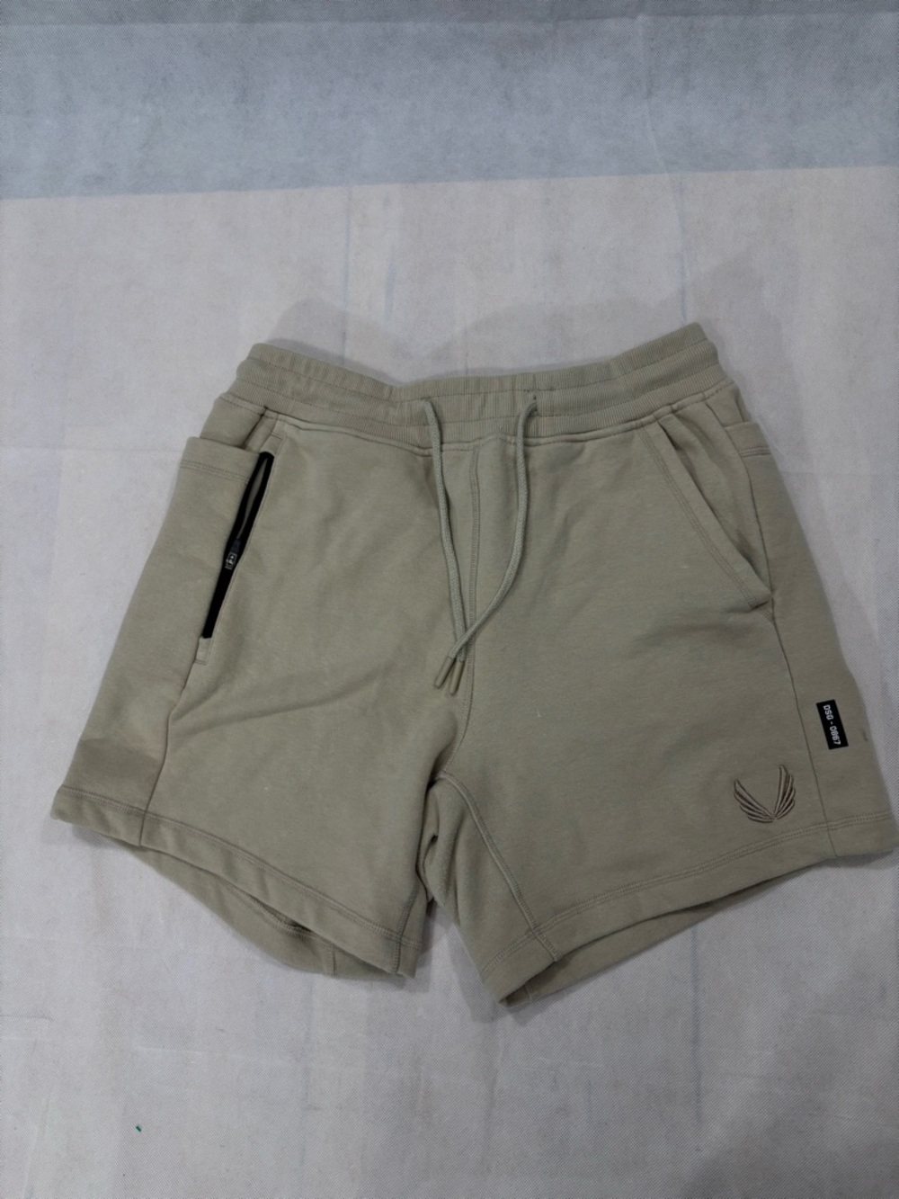 ASRV Men's Drawstring Athletic Shorts - Sage Green